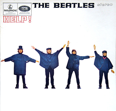 THE BEATLES - Help! (Gt Britain) album front cover vinyl record